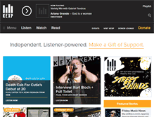 Tablet Screenshot of kexp.org